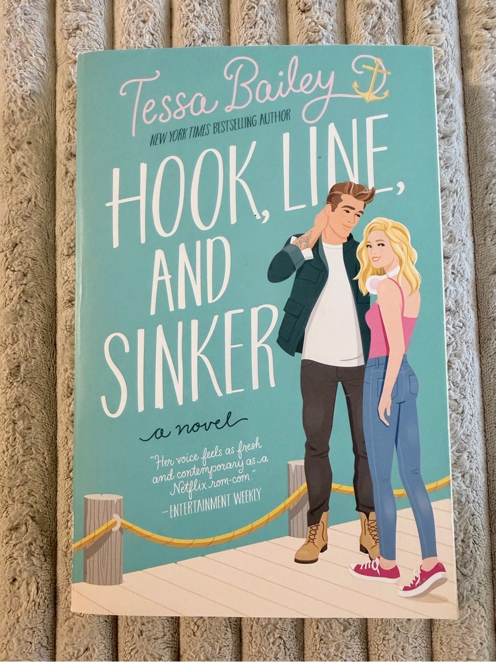 Hook, Line, and Sinker by Tessa Bailey | Paperback Romance Novel